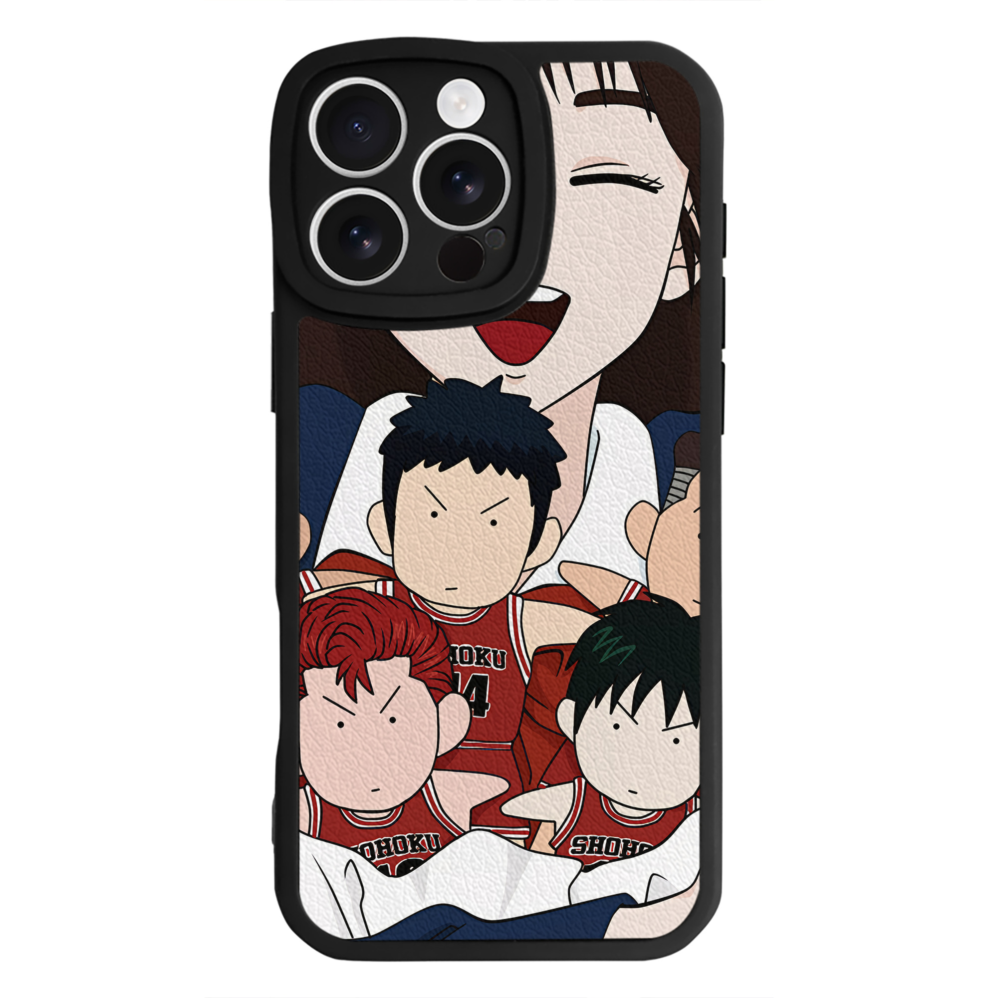 （画像用） SLAM DUNK／スラムダンク 【iPhone 16シリーズ対応】シリコンスマホケース（レザー調） 材質：シリコン